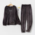 Flannel Pajamas Sets Winter Home Clothes For Women Men Sleepwear Couple - ROUTINE FASHION